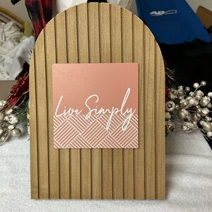 NWOT.Live Simply Pink Decorative Wall Sign